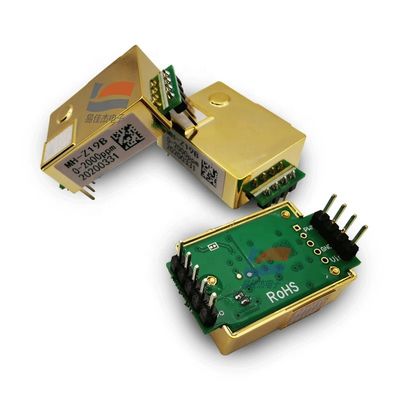 سنسور گاز دی‌اکسید کربن MH-Z19B NDIR CO2 با خروجی PWM ماژول سنسور متصل به پین آنالوگ
