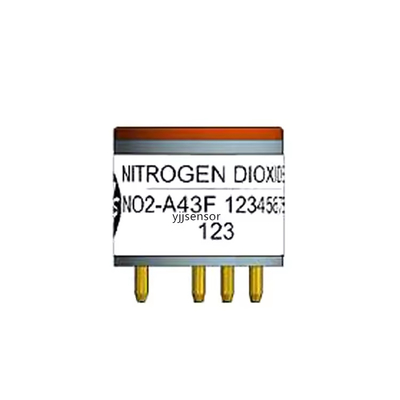 NO2-A43F حسگر دی اکسید نیتروژن فوق حساس -175 ~ 550 محدوده حساسیت 20PPM تشخیص با کم 15 سر و صدا