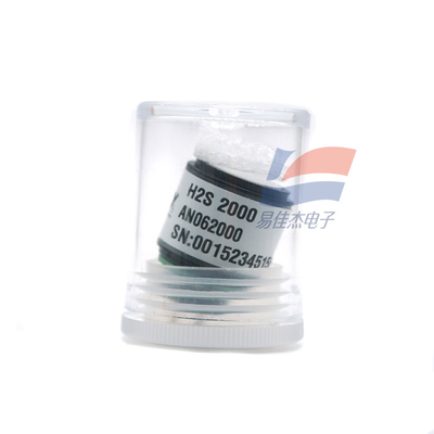 H2S 2000 حسگر حساسیت گاز برای 0-2000 Ppm محدوده اندازه گیری 60 25 NA/ppm 10 Ohm Load Resistor