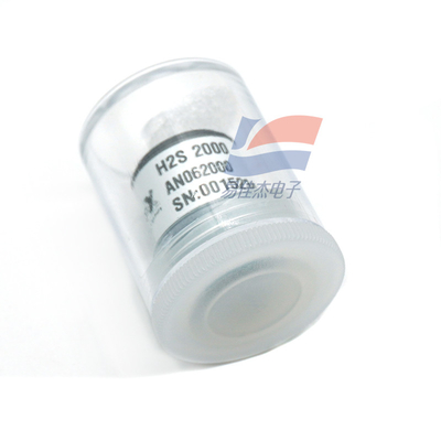 H2S 2000 حسگر حساسیت گاز برای 0-2000 Ppm محدوده اندازه گیری 60 25 NA/ppm 10 Ohm Load Resistor