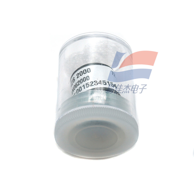 H2S 2000 حسگر حساسیت گاز برای 0-2000 Ppm محدوده اندازه گیری 60 25 NA/ppm 10 Ohm Load Resistor
