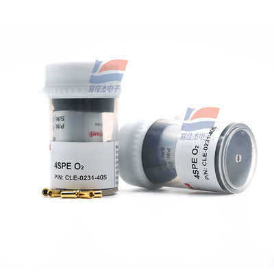 YJJ 4SPE O2 CLE-0231-40S سنسور گازی نظارت بر غلظت اکسیژن الکتروشیمیایی حداکثر بار O2 برای سطوح O2 بالا