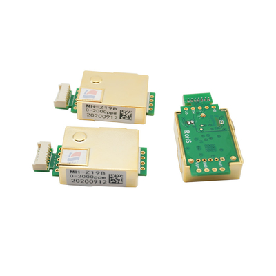 ماژول سنسور دی اکسید کربن مادون قرمز NDIR MH-Z19 MH-Z19B برای تجهیزات تهویه مطبوع تهویه گرم