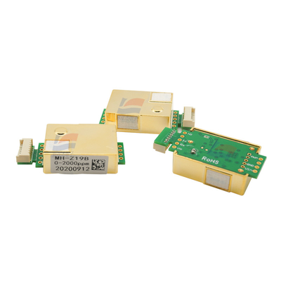 ماژول سنسور دی اکسید کربن مادون قرمز NDIR MH-Z19 MH-Z19B برای تجهیزات تهویه مطبوع تهویه گرم