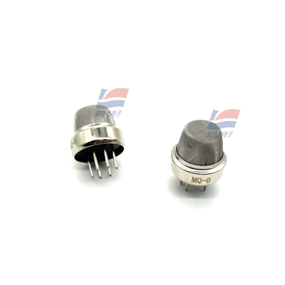 MQ-6 حسگر گاز قابل احتراق برای هشدار نشت گاز خانگی مقاومت بار تنظیم شده و مقاومت گرمایش