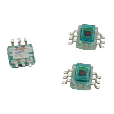سنسور رنگ پلاستیکی S9706 اندازه گیری همزمان رنگ سه رنگ RGB -20 تا 85 درجه سانتیگراد