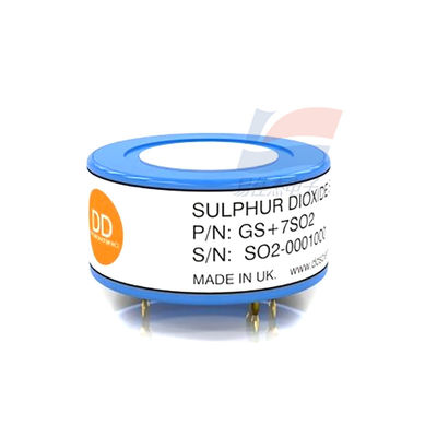 GS+7SO2 حسگر دی اکسید گوگرد SO2 370 ± 70 NA / Ppm سیگنال خروجی 30 ثانیه زمان پاسخ