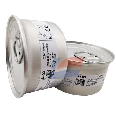 YJJ M-03 M-04 جرمنی حسگر اکسیژن پزشکی باتری اکسیژن با 6 سال عمر کار و 13-17mV خروجی
