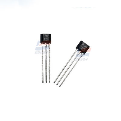 آی سی هال سوئیچ دوقطبی YJJ SS466A برای تشخیص کنترل موتور نقطه عمل بالا، محدوده حسگر خروجی آنالوگ 60 G تا 200 G