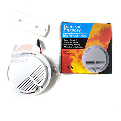 YJJ SS-168 / RH-169 خانه 9V دستگاه تشخیص دود مستقل حسگر دود