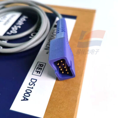سنسور SpO2 انگشتی DS100A قابل استفاده مجدد برای بزرگسالان 9 پین DB9